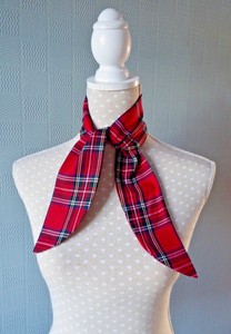 tartan neckerchief