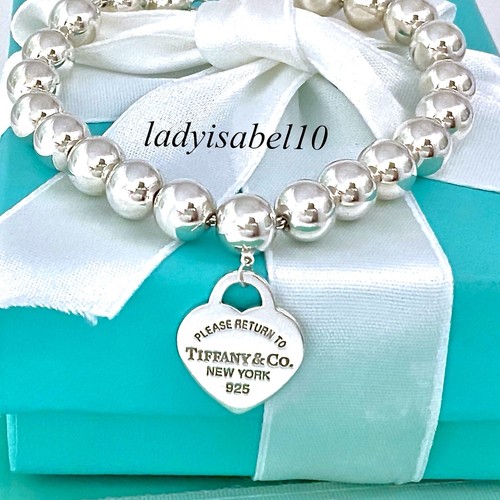Bracelet Heart Charm Silver Box 