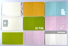 'KIWI' PROJECT LIFE CARDS  -  pack of 9 - 6" x 4"
