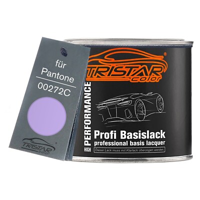 Autolack Dose spritzfertig für Pantone 00272C 272C Light Violet Basislack 0,5L
