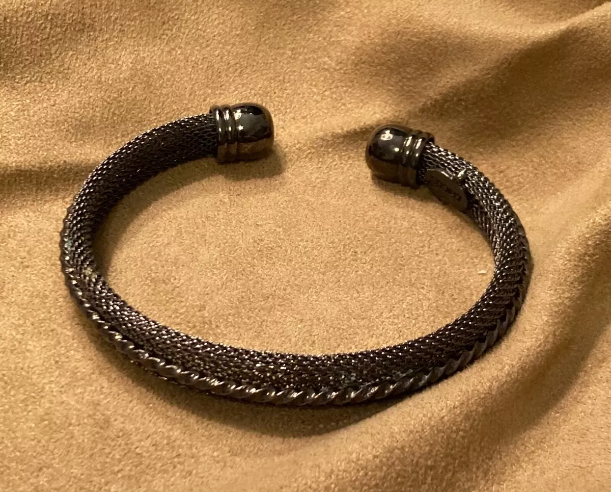 Gunmetal 2024 cuff bracelet