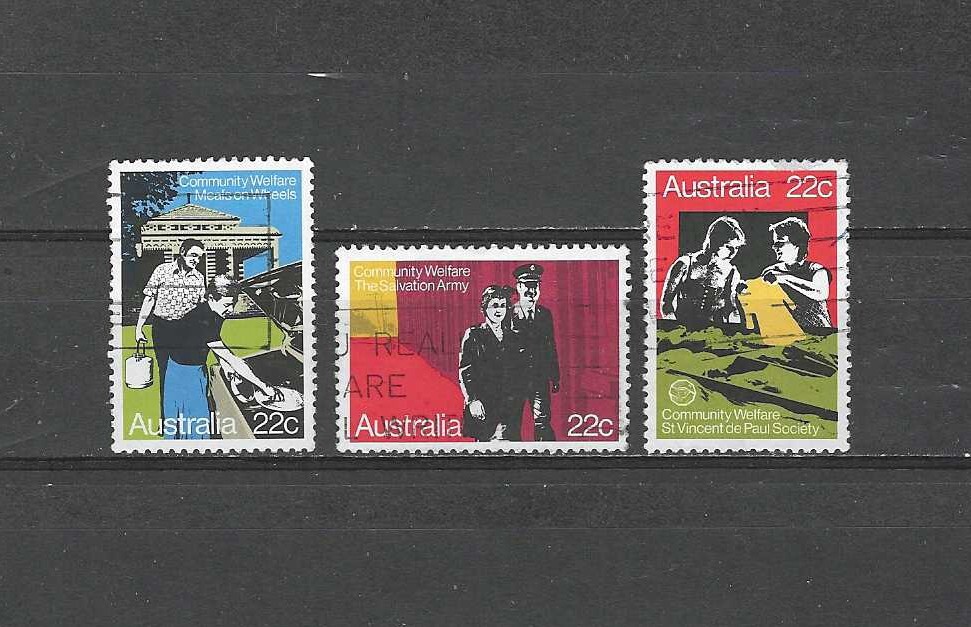 AUSTRALIA , 1980 , COMMUNITY WELFARE , SET OF 3 STAMPS , PERF , USED | eBay