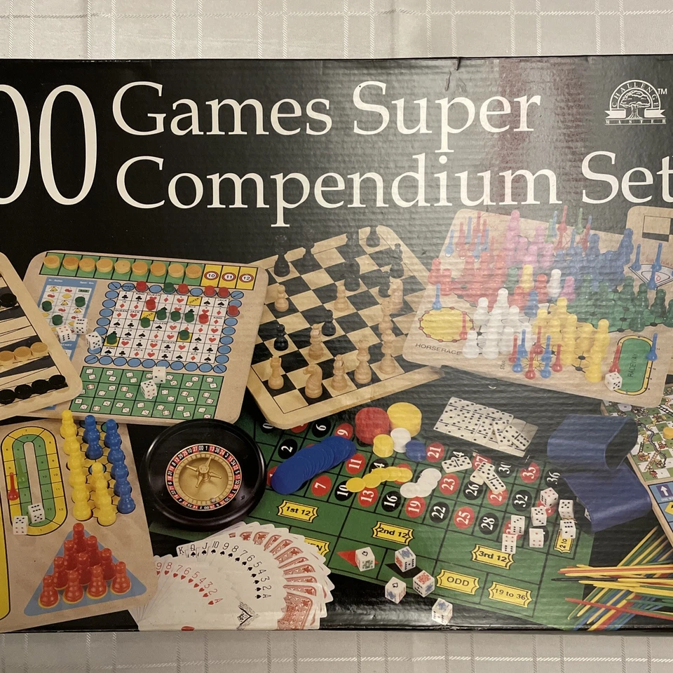 100 Games Super Compendium Set . Never Been Used Vintage Retro - Image 4 of 4