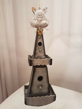 Unique Cat-Shape Birdhouses, Wooden, 2 pieces (2 houses)