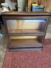 Antique Macey, 2 stack sectional Quartered Oak Golden, early 1900's, number 912.