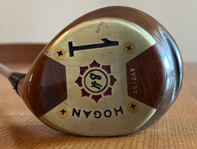 New Ben Hogan Speed Slot Persimmons #1 Driver RH Rare! Wow! Leather Grip Apex 4