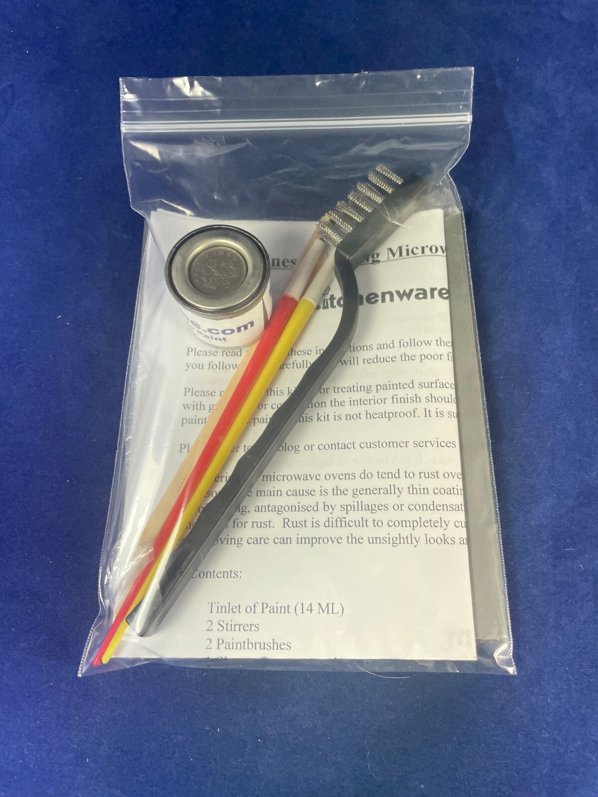 Microwave oven paint touch up kit White new improved version eBay