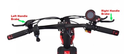 Brake Lever Handle Bar  2 Wires  for Electric Scooter fit Zero 8 9 10 10x