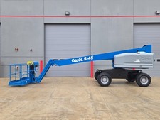 2017 GENIE S-45 DIESEL 4X4 45' TELESCOPIC BOOM LIFT AERIAL LIFT BOOM MANLIFT JLG