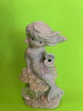 Enesco Coral Kingdom Emerald #137367 Birthstone Mermaid Porcelain Figurine