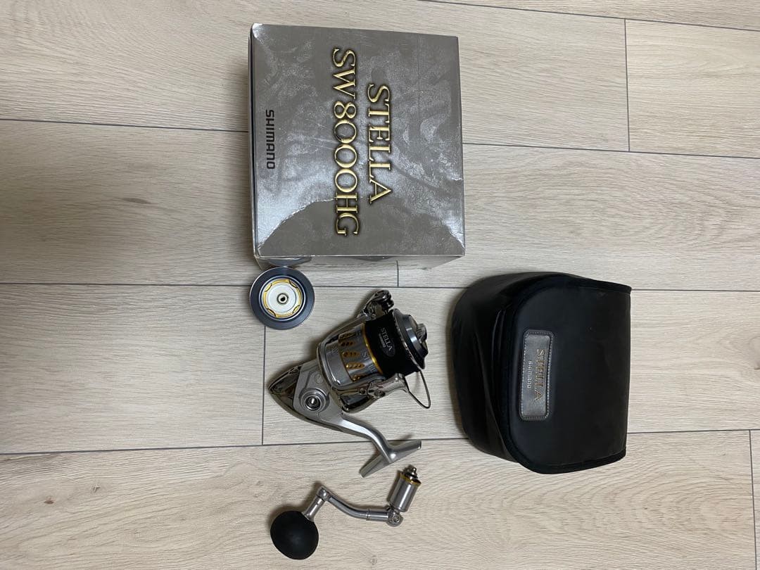 Shimano Stella SW 8000HG Spinning Reel Offshore Casting Used Excellent - Image 4