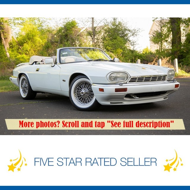 1995 Jaguar XJS V12 6 0L 2 2 76K Mi Serviced Convertible 50 Pix Carfax WE SH