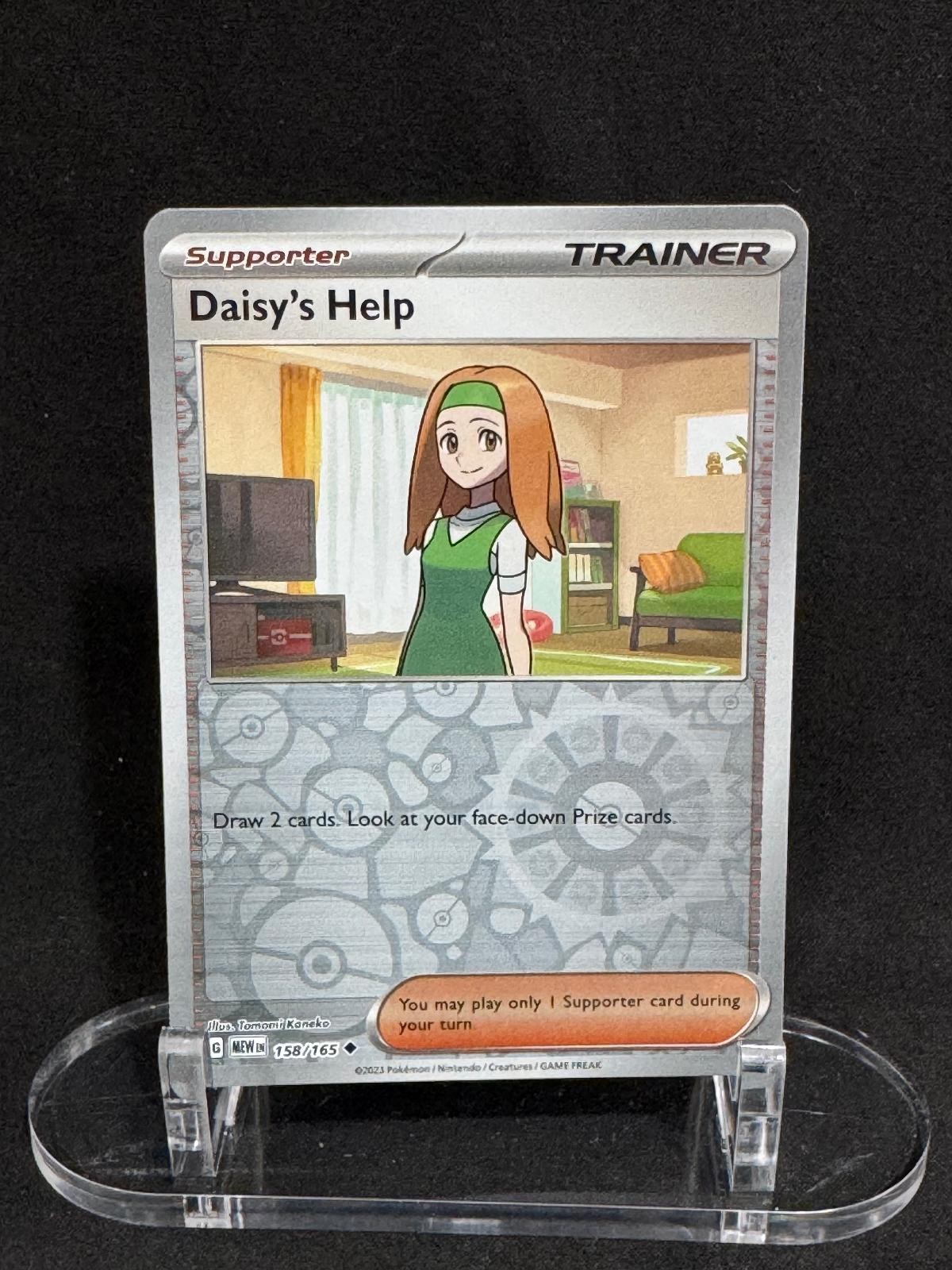 Daisy's Help 158/165 Uncommon 151 Pokemon Reverse Holo Near Mint