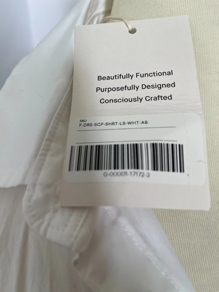 Everlane white shirt dress XL NWT - Image 4 of 4