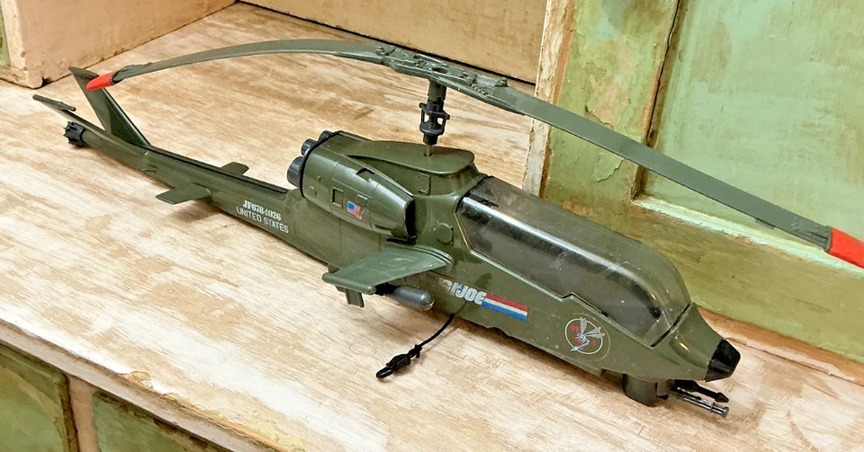 1983 G.I. Joe Dragonfly XH-1 Assault Copter Helicopter Hasbro Vintage - Image 2 of 4