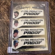 Marketplace image: 2025 leaf metal champions sports heroes Jackson, Pinella, +2.  Superfractor 1/1*