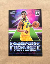 DONOVAN MITCHELL ~~~ ( sp  /149 )  LIME GREEN PRIZM ~~~ 2018 donruss optic