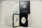 NobleSpirit GEM BU 2001 W American Silver Eagle PROOF 1oz .999 w Box & CoA