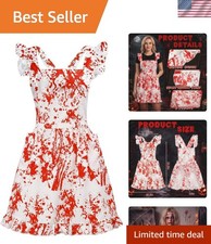 Halloween Bloody Apron Butcher Costume Prop for Adult Women Men