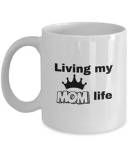 Fun Mom life ceramic coffee / tea mug| Motherhood humor mug| Mom fuel container|