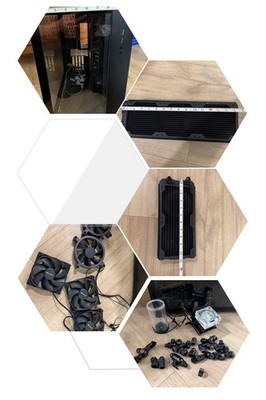 Lian-Li O11 Dynamic Razer Edition with 2 Black Ice Radiators & EK Pump res combo