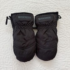 Scott Kids Halfpint Winter Ski/Snowboard Mittens, Black Sz L 5-6Y