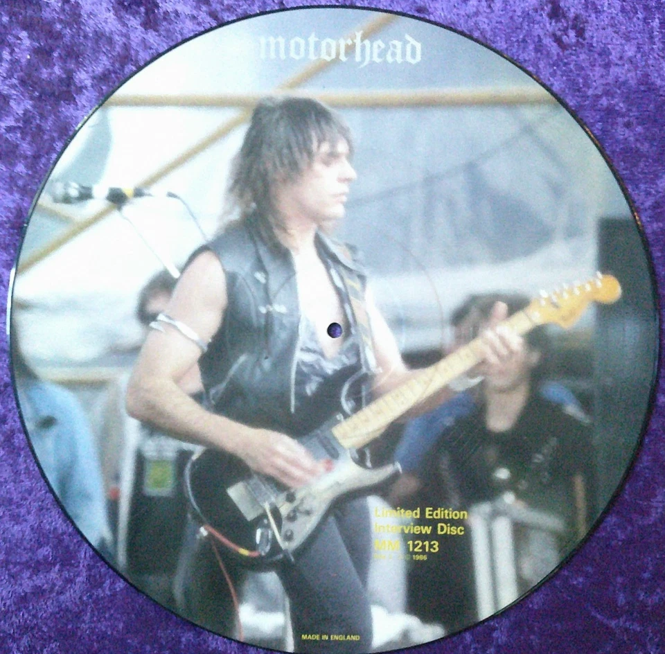 Motörhead – Limited Edition Interview Disc - UK LIMITED EDITION PICTURE DISC 12" - Image 2 of 2