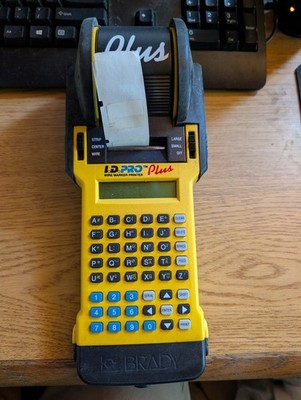 Brady ID PRO Plus Handheld Label Printer   Untested