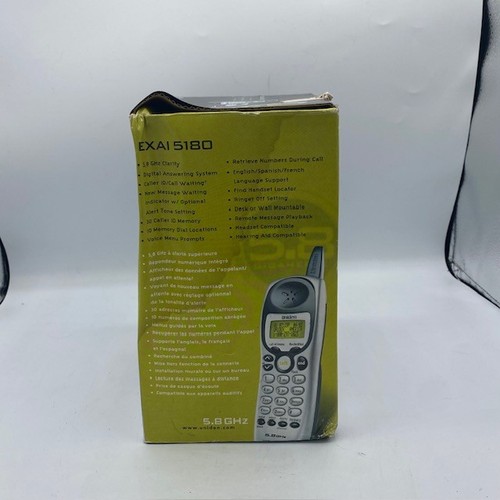 UNIDEN 5.8 GIGAHERTZ EXAI 5180 DIGITAL ANRUFBEANTWORTER Schnurloses TELEFON - Bild 4 von 5