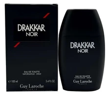 DRAKKAR NOIR BY GUY LAROCHE 3.4 OZ / 100 ML EDT SPRAY FOR MEN 