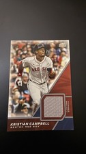 2026 Topps Kristian Campbell jersey Major League Material - Red Sox