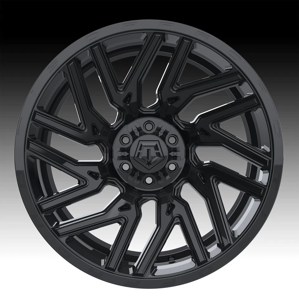 TIS 554B preto brilhante 22x10 6x135 / 6x5,5 -19mm (554B-2206819S) - Imagem 2 de 2