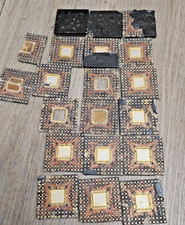 Lot Of Gold CPU Internals Chips Scrap Gold Recovery