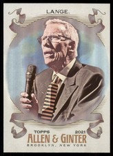 2021 Topps Allen & Ginter Silver Portraits Hot Box Parallel Mike Lange #270