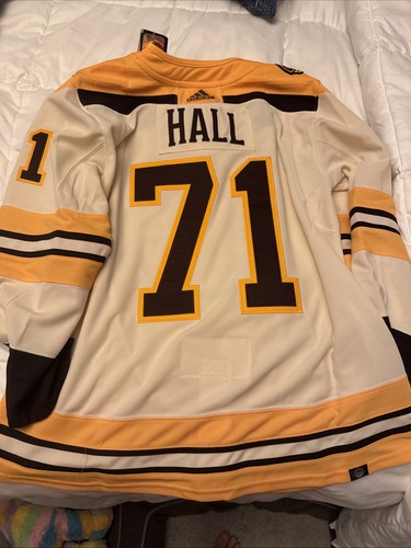 adidas BOSTON BRUINS 100TH Anniversary Taylor Hall JERSEY IM8293 Size 52 - Picture 11 of 11