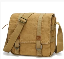 Mens Canvas Handbag Satchels Casual Shoulder Retro Messenger Bags School Bags