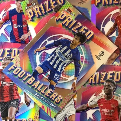 2023-24 UEFA Club Comp Finest VICTOR OSIMHEN Prized Footballers Base #16