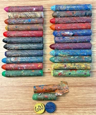 Paul Rubens and PANDA Brand Oil Pastels, Loose, 37Ct - GDJ-P-815