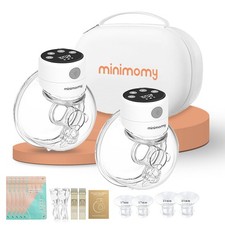 Double Electric Breast Pump - 3 Modes, 12 Levels, LED Display  Multiple Flanges