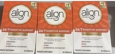 Align Probiotics 24/7 Digestive Support 42 Capsules, 3 Pack, Exp 2027