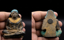 Magnet Unique Ancient Egyptian Scribe Set Pharaonic Amulet Statue