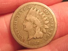 1860 C/N, INDIAN HEAD CENT/PENNY,  FREE SHIPPING  (#232E)