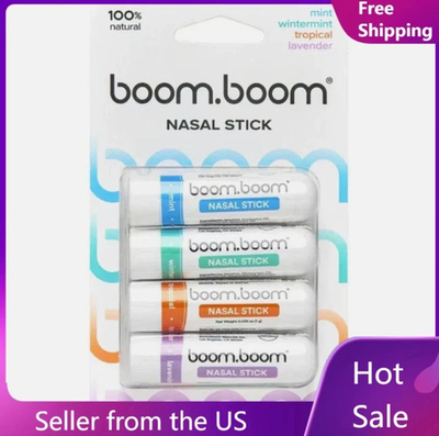 #ad #ad BoomBoom Essential Oil Nasal Inhaler Energy amp; Focus Aromatherapy Stick $9.64