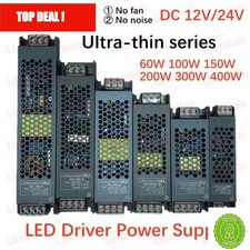 LED Power Supply Transformer AC 190-240V DC 12V 24V 60W-400W