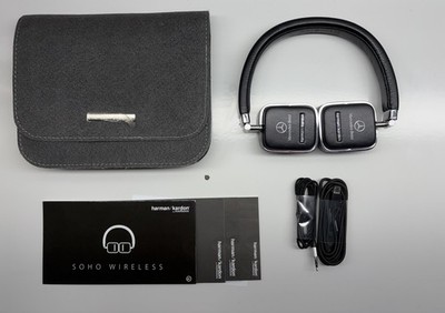 Harmon Kardon Soho Wireless Headphones - Leather, Rare, Discontinued