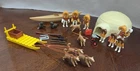 Playmobil Inuit Family (#3465) and Inuit Dog Sled and Kayak set (#3466) vintage