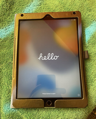 Apple iPad  Air2 10,5 Zoll 64 GB Wi Fi Space Gray Tablet mit Schutzhülle/Case