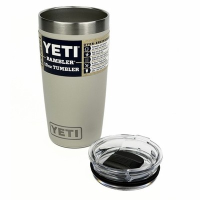 YETI Rambler 10 oz Tumbler Cape Taupe Discontinued MagSlider Lid