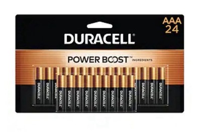 Duracell AAA Power Boost Batteries 24-Pack new never opened 