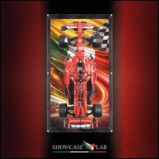 TECA IN PLEXIGLASS ACRILICO-SHOWCASE-TECA PER SET LEGO® 42207-FERRARI SF-24